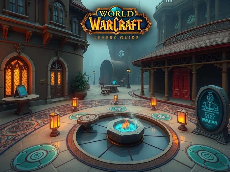 World of Warcraft Classic leveling route map showing optimal zone progression from Elwynn Forest to Eastern Plaguelands