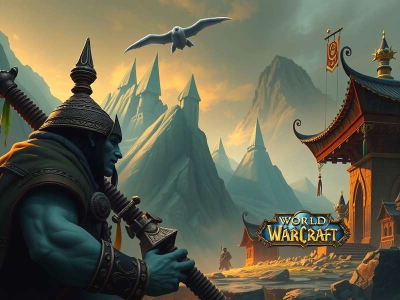 World of Warcraft Classic character standing before a massive dragon