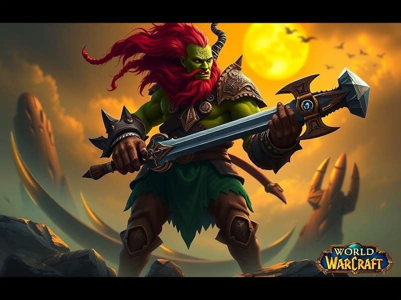 World of Warcraft character selection screen showing various classes and races