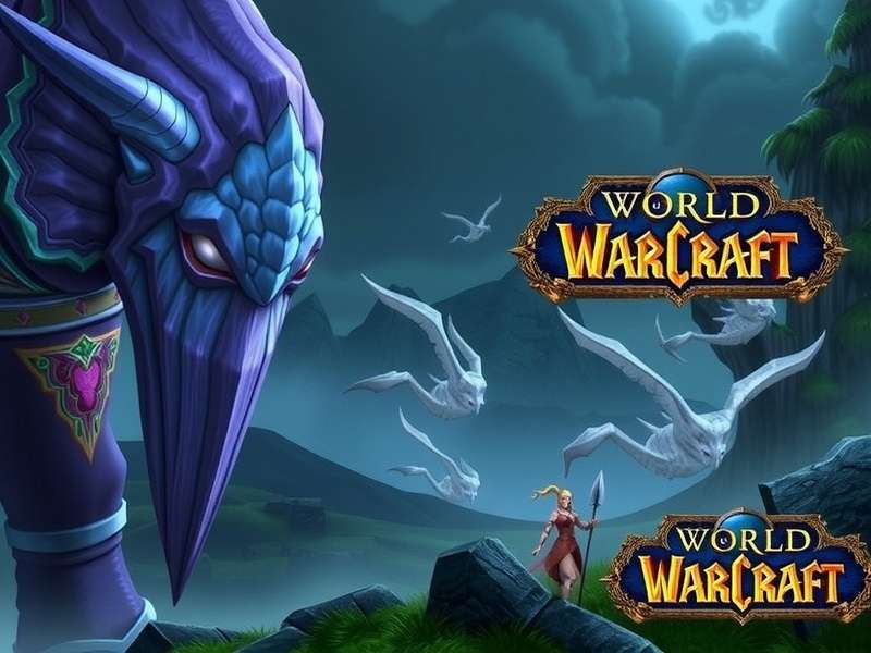World of Warcraft Dragonflight expansion key art featuring dragons and the new Dragon Isles
