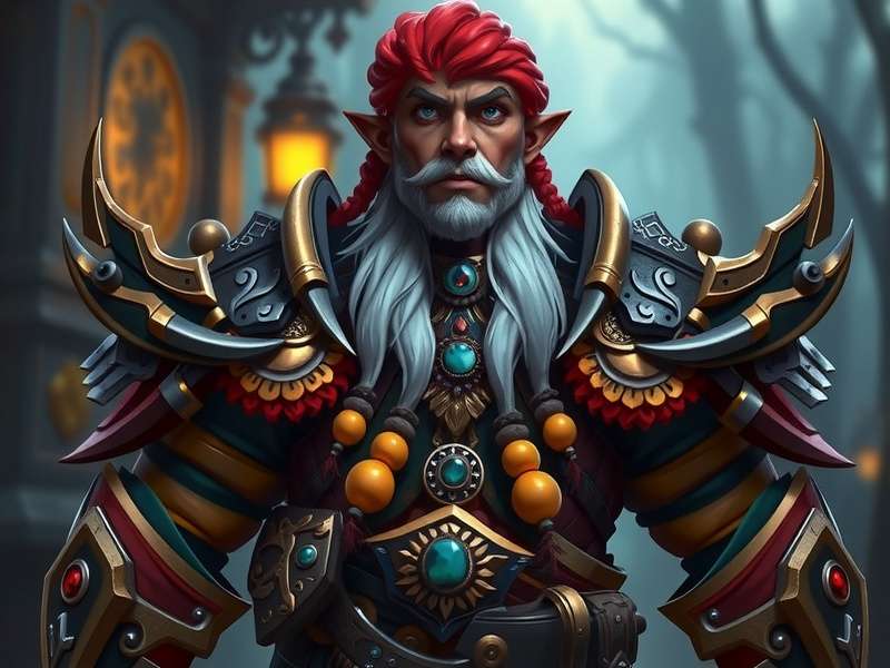 Detailed World of Warcraft character stat screen interface