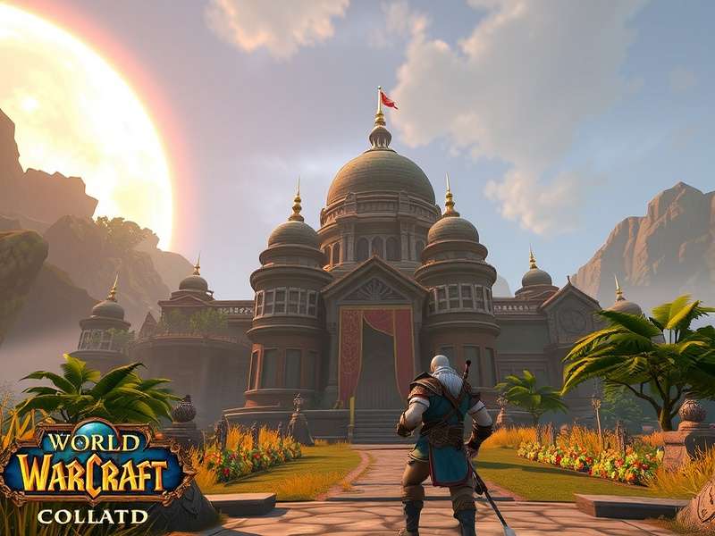 World of Warcraft Dragonflight expansion gameplay showing diverse races and classes in action