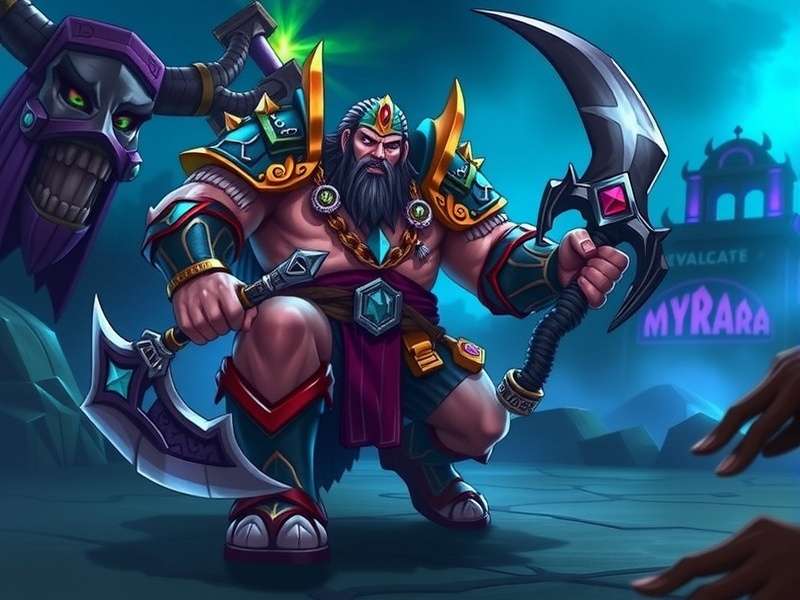 A grand assembly of all playable World of Warcraft races standing together