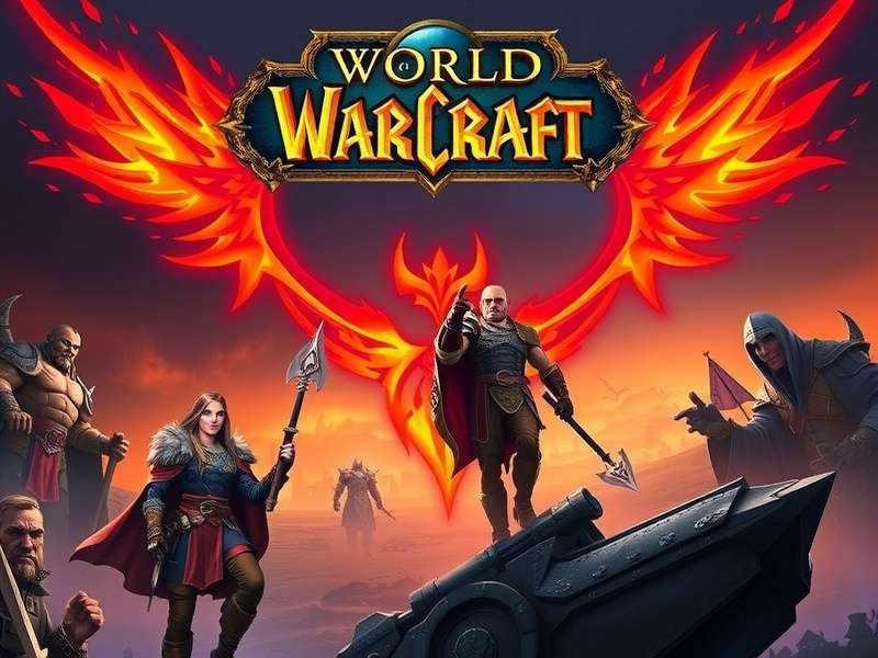 World of Warcraft player demographics and download statistics chart