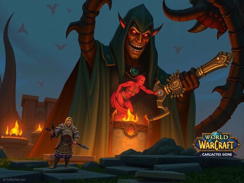 World of Warcraft players gathering in-game