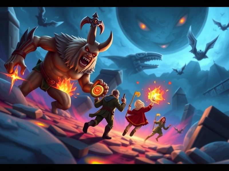 World of Warcraft characters battling a dragon in a fantasy landscape