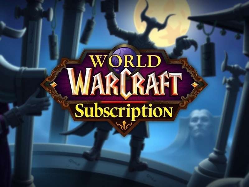 Close up of gaming keyboard and mouse with World of Warcraft on screen