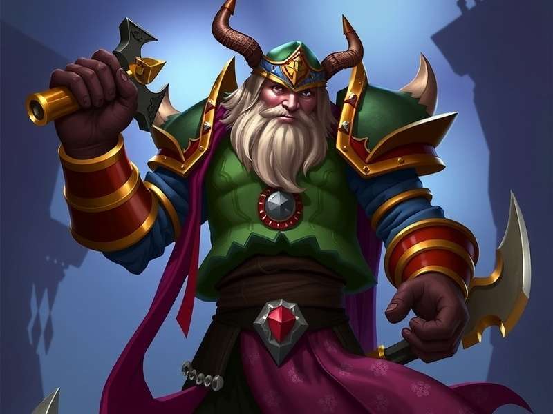 World of Warcraft Armory App Interface on Mobile Phone