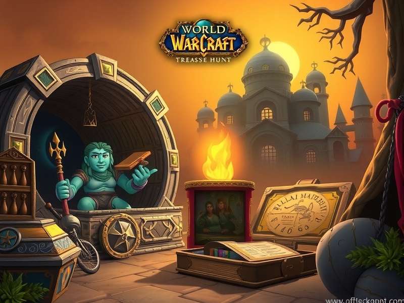 World of Warcraft 2025 Treasure Hunt Interactive Map with Annotated Locations