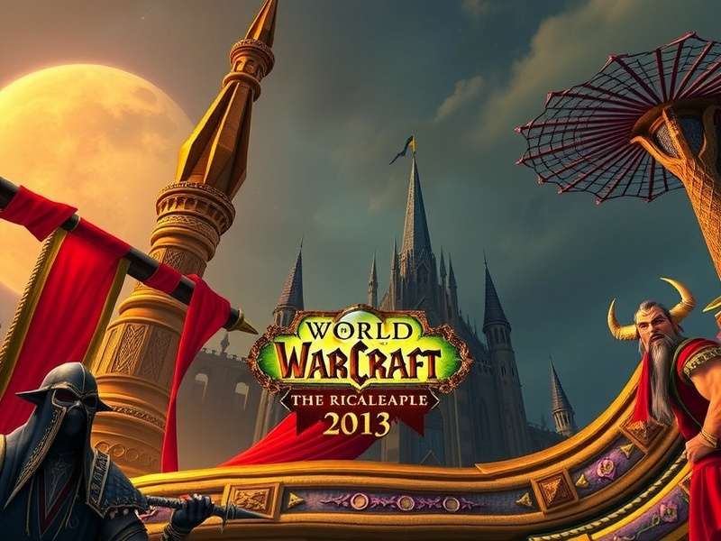World of Warcraft and Steam logos intertwined over Azeroth map