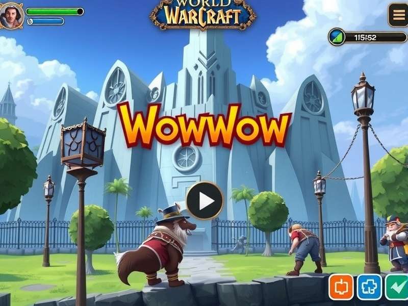 A panoramic view of Azeroth showing diverse zones from snowy peaks to lush forests