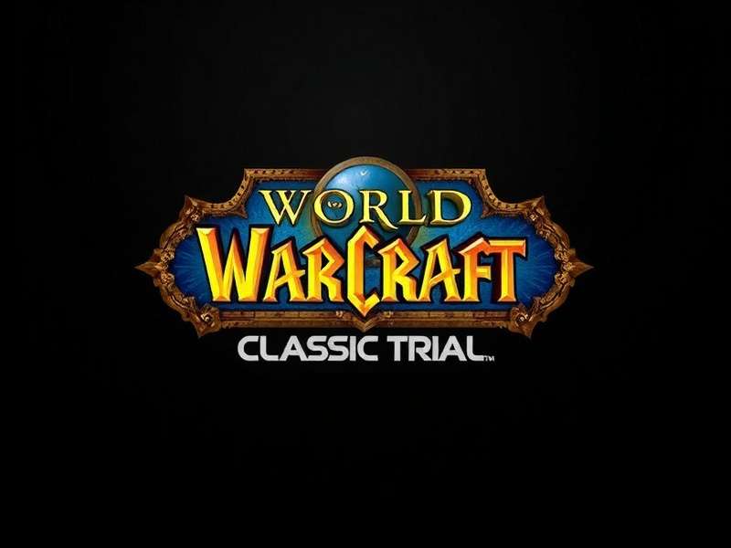 World of Warcraft Classic Free Trial gameplay screenshot showing a character in Elwynn Forest