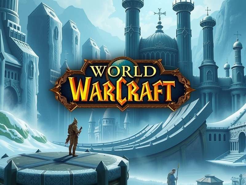 Epic battle scene from World of Warcraft: Alliance vs Horde clash