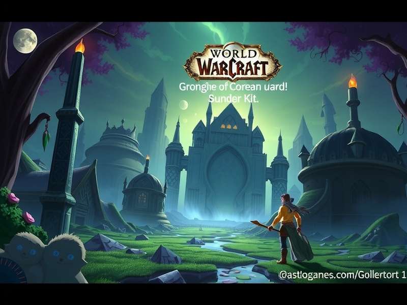 World of Warcraft epic battle scene showing Alliance and Horde conflict