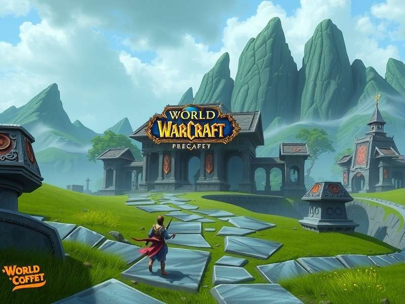 Heroic scene from World of Warcraft featuring Alliance and Horde heroes battling a dragon