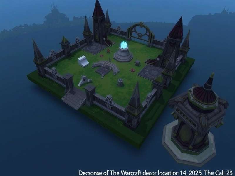 Beautiful decor location in World of Warcraft showing a scenic view of Grizzly Hills