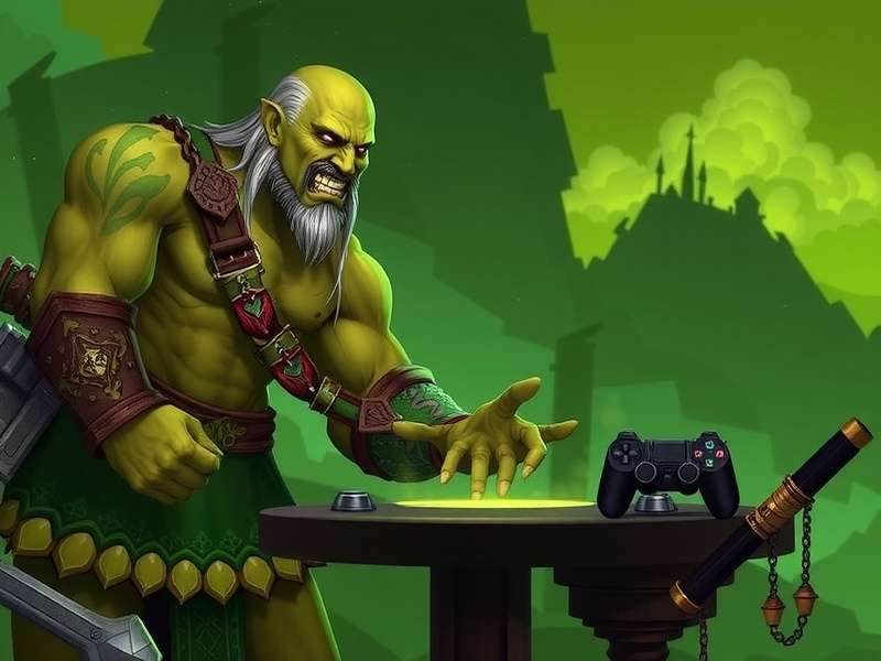 World of Warcraft Online Gameplay Scene