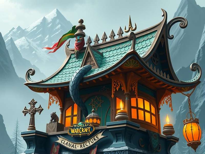 World of Warcraft Collector's Edition display with statue and art book