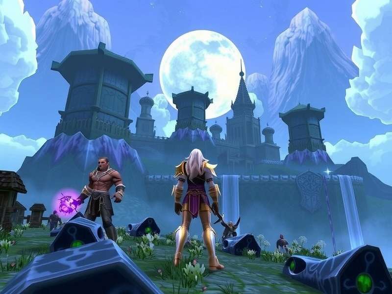 A panoramic view of Azeroth featuring diverse zones from Kalimdor to the Dragon Isles