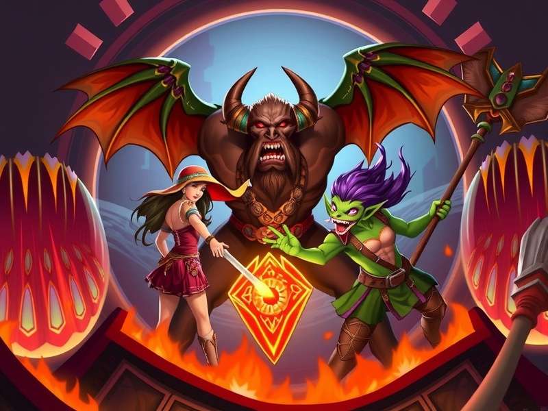 World of Warcraft characters representing different classes in battle