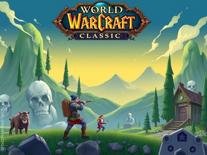 40-player raid fighting Ragnaros in Molten Core, Wow Classic