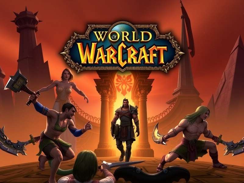 World of Warcraft gameplay featuring character creation screen