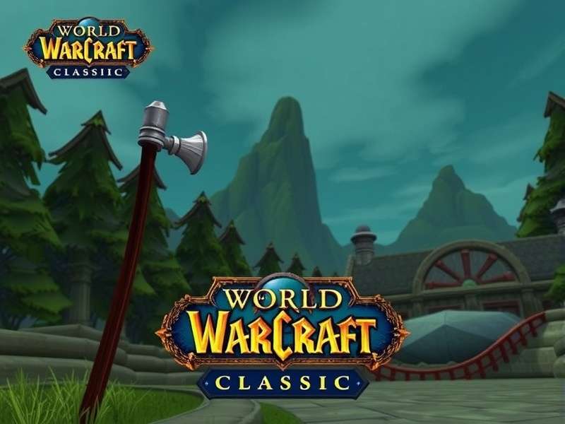 World of Warcraft Classic — epic fantasy landscape of Azeroth with the iconic dark portal