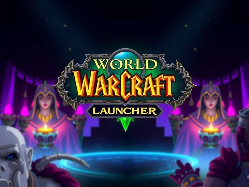Wow Launcher dashboard showing World of Warcraft tools and resources for Indian players