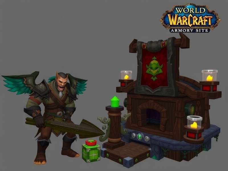 World of Warcraft Armory Site — gear, stats, and character progression hub
