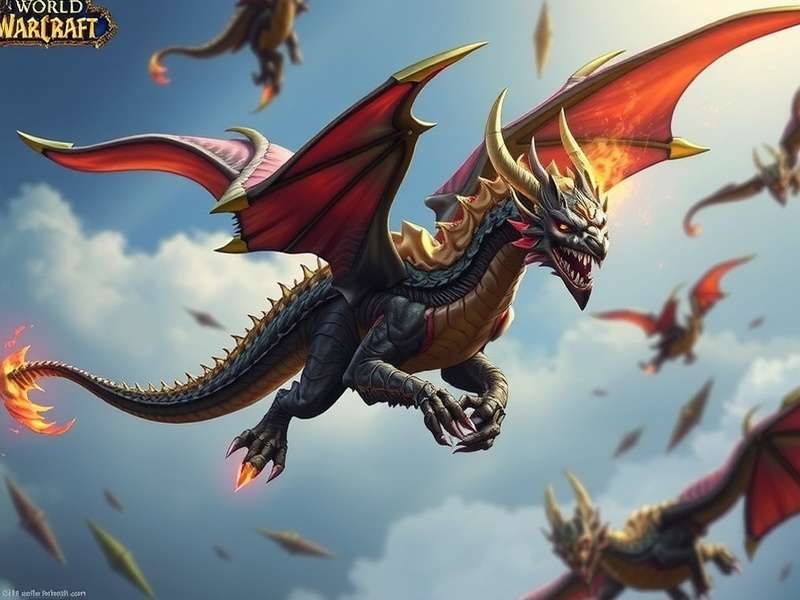 World of Warcraft Dragonflight Dragon Isles panoramic view
