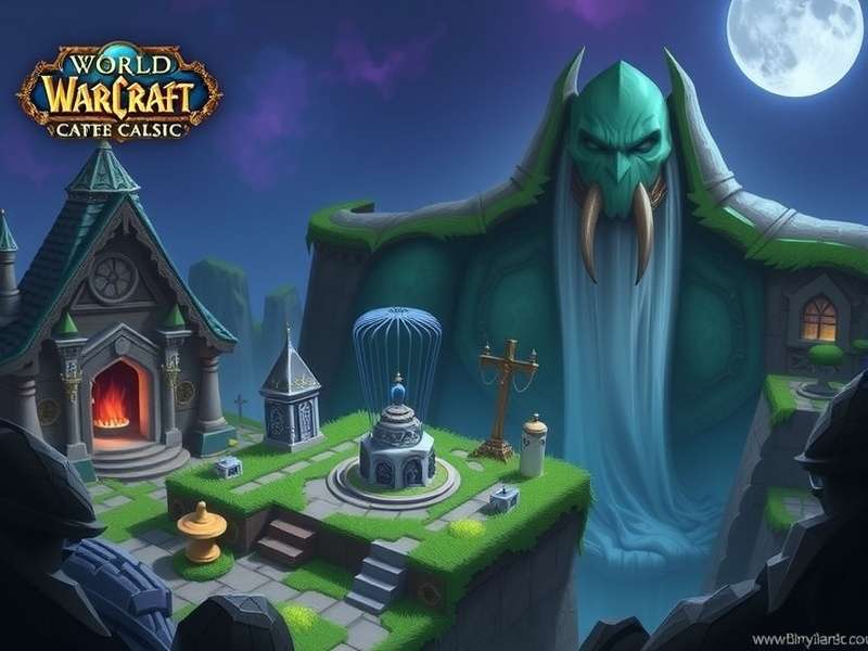 World of Warcraft vs Classic comparison banner featuring both game styles